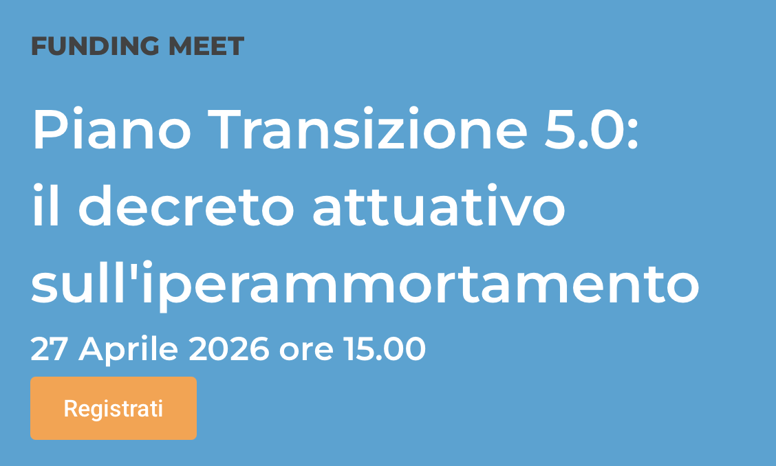 Piano Transizione 5.0: il decreto attuativo sull'iperammortamento